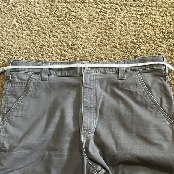 Men’s Carhartt gray carpenter utility work shorts Sz 38 - Picture 9 of 16